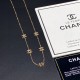 Beautiful color check spring and summer necklace 2023SS CHANEL Chanel